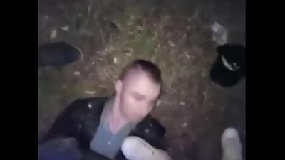 2 Chav Guys Bully Kick Spit And Piss On Guy In Leather