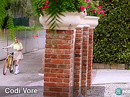A Girl And Her Bicycle With Codi Vore