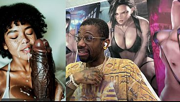 Big Breast Freckled Ebony Girl Makes A Huge Bbc Cum