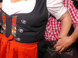 Big Breasted German Fraulein Fucking And Sucking