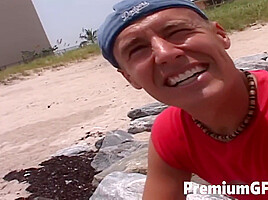 Breanna Fox Picked Up On Beach For Hot Sex