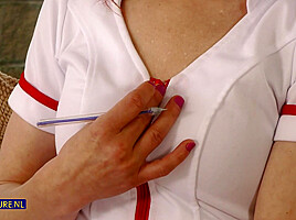 British Nurse Fire Girl Is A Skinny Cougar Who Loves
