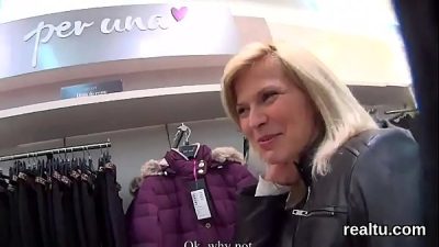 Charming Czech Girl Was Tempted In The Supermarket