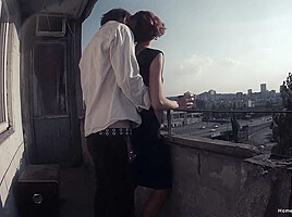 Eva Fucked Out On The Balcony Eva Fucked