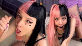 Gave Hot Emo Girl Deepthroat And Fucked Her With Gag