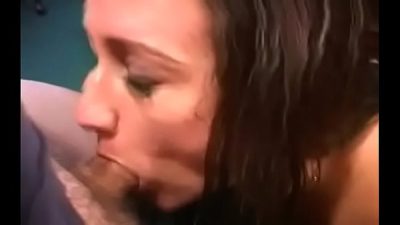 Giving Her Stud A Sloppy Bj