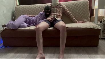 Hot Homemade Sex While Watching A Movie And A Big