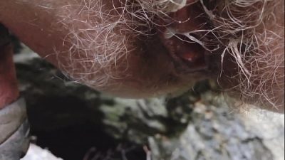 I Fucked Hairy Pussy Girl Outdoors Till Cum