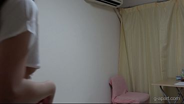 In No Bra Mini Skirt Student Uniform And Thong Panties