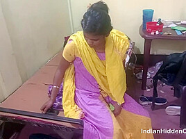 Indian Village Wife Bend Over Enjoying Real Doggystyle