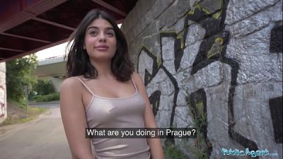 Public Agent Hot Brunette Italian Babe Having Sex