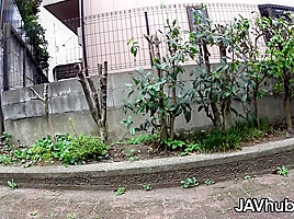 Remon Mizuno S Outdoor Toy Orgasms Lead To A Cock Ride