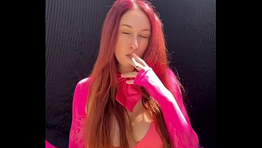Sexy Big Tits Artemisia Love Smoking A Cigarette
