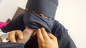 Sexy Burqa Bhabhis Intimate Massage Session