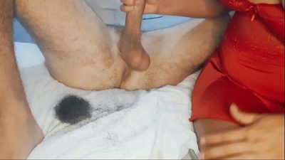 Shaving Handjob And Ballbusting