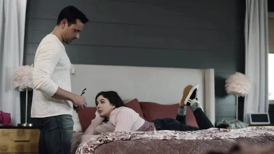 Step Daddy Freezes Stepdaughter And Fucks