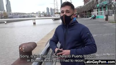 Straight Latin Dude Has Gay Sex For Cash