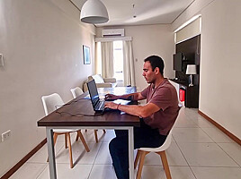 The Secretary Sucks Me Under The Table While I Work