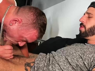 Top Gay Blows Bottom Ass Before Ride