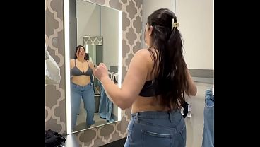 Try On Haul Big Natural Boobs Uncensored Dressing Room