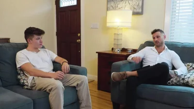 Twink Stepbro Rails Tatted Therapist To Prove His Dick