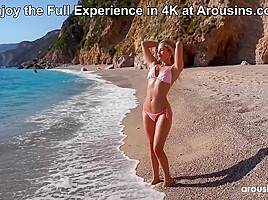 Waves Sand And Fingers Deep Down Goddess Pornstar
