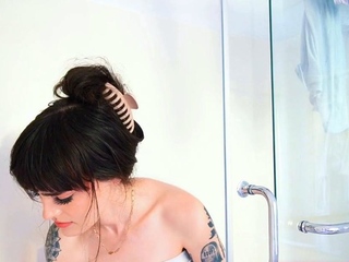 Wet T Shirt Try On Haul With A Stunning Tattooed Babe