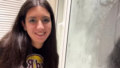 A Cute Girl At A Party Suggested Sex On The Balcony