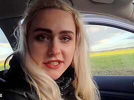 A Fair Haired Female Traveler Accepted A Ride