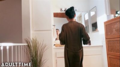 Adult Time This Babe Plays With Pussy In Her Bathroom