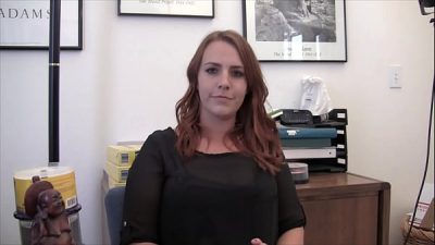 Alisha Adams Redhead With Big Tits Gives Hand Job