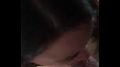 Amateur Girl Sitting In Chair Giving Blowjob