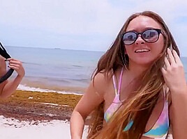 Angelica masturbates in the