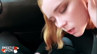 Babe Blowjob Cock And Cum In Mouth In The Car Instead
