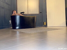 Babe Pampers Me After A Hot Bath With Rimjob