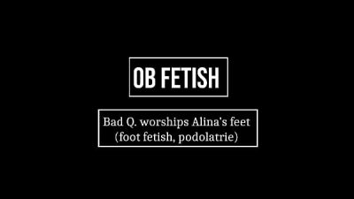 Beautifull Brazilian alt princess gets feet worshiped & licked by horny a lesbian (podolatry, beautiful feet, teen 18 , foot fetish, stripper heel, naked feet) OBF006