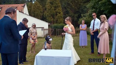 Bride4k Blonde Bride With Natural Tits Enjoyed A Good