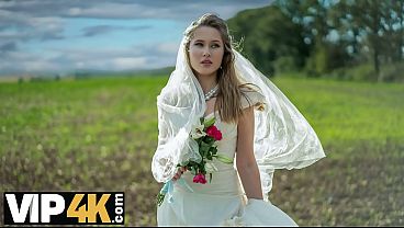 Bride4k Threesome With Sexy Teen Bride With Natural