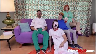Brunette Stepmom Fucks Her Stepsons