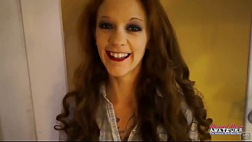 Busty Redhead Milf Cassie Sloppy Deepthroat Then Hard
