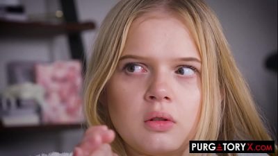 Busty Stepmom Catches Her Hot Blonde Stepdaughter