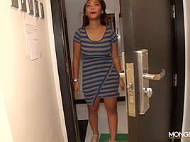Busty Thai Maid Gives Her Full Cock Service To Her Boss