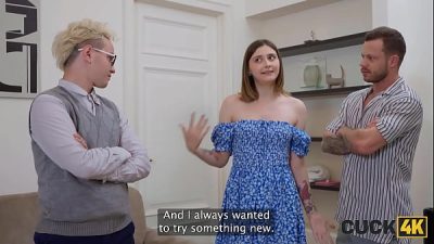 CUCK4K. Whore doesn’t mind to suck a huge dick. Hot sex with Funky Town