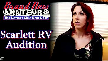 Curvy Redhead Scarlett Foxx Sloppy Deepthroat Gagging
