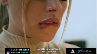 Cute Blonde Gets Raw Strap On Pounded