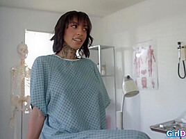 Doctor Performs Anal Fist Examination On Busty Ebony