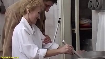 Extreme Hairy Bush German Stepmom Gets Rough Big Dick