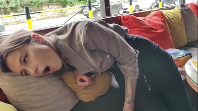 Forced To Cum Stepsister Right In The Cafe