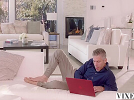 Gabbie Carter And Mick Blue In She Takes The Plunge