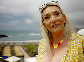 German Thick Milf Sandy Big Boobs With Her Big Natural